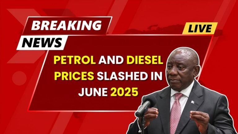 Petrol and Diesel Prices Slashed in June 2025 – South Africa's Cheapest Rates Revealed